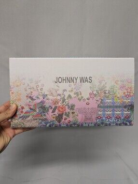JOHNNY WAS Pink Floral Decorative Box Only